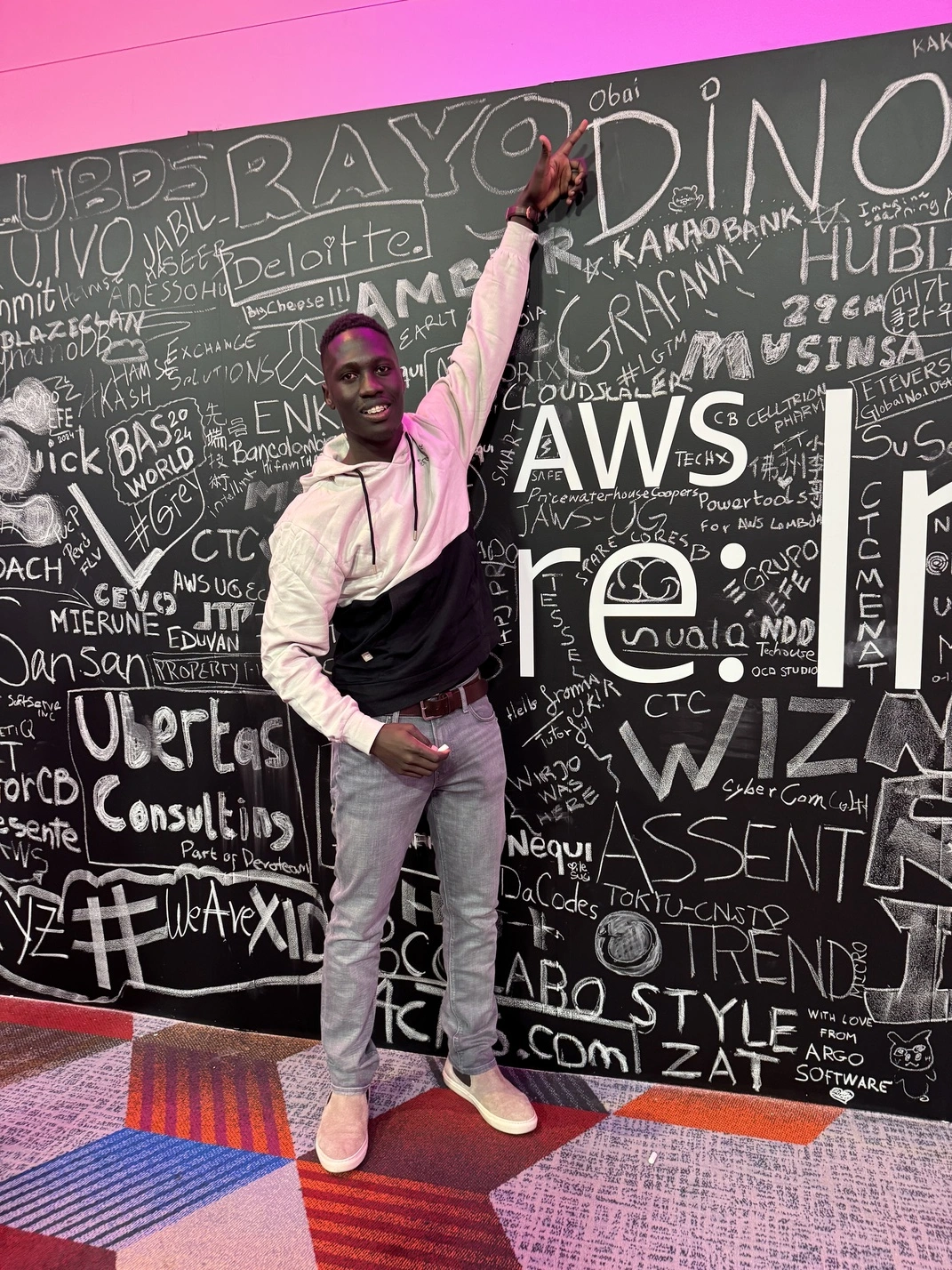 Hudson Obai at AWS re:Invent 2024